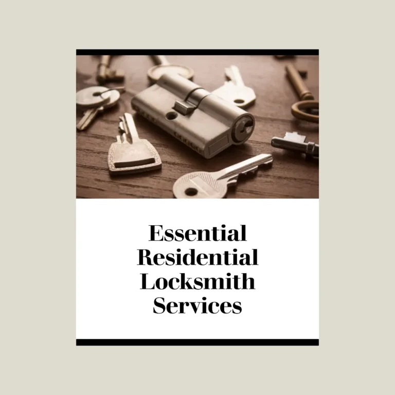 Residential Locksmith Services